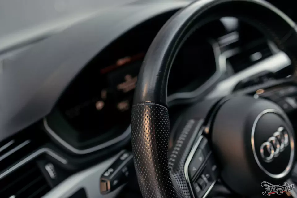 Кузовной ремонт и перетяжка руля для Audi A5